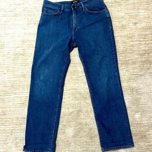 Like new 34 heritage size 36/32 blue jeans